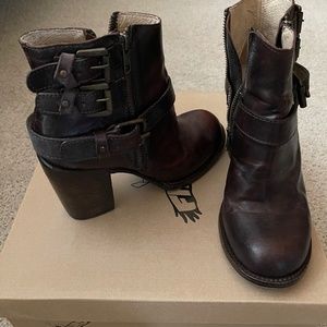Freebird Bolo Booties Brown